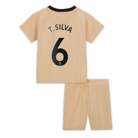 Dres Chelsea Thiago Silva #6 Rezervni za djecu 2022-23 Kratak Rukav (+ kratke hlače)